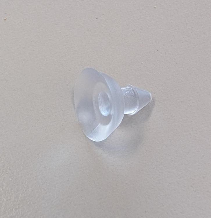 Transparante zuignap Ø14mm met pijlkop, 1000 stuks, Hobby en Vrije tijd, Overige Hobby en Vrije tijd, Nieuw, Ophalen of Verzenden