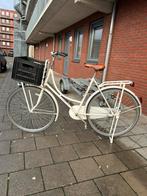 Witte opoe fiets 28 Inch, Fietsen en Brommers, Fietsen | Dames | Omafietsen, Gebruikt, Ophalen