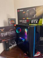 Gaming PC Ryzen 5 3600 RTX 2070 SUPER 16GB 500GB SSD, Zelf gebouwde pc, Zo goed als nieuw, Gaming, SSD