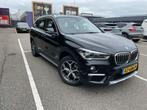 BMW X1 2.0 D Sdrive High Exe AUT 2017 Zwart, Leren bekleding, Auto's, Zwart, Bruin, Diesel, Particulier