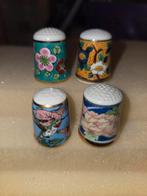 4 zgan Merk Vingerhoedjes porselein Voor 5 euro, Verzamelen, Ophalen of Verzenden, Zo goed als nieuw