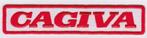 Cagiva stoffen opstrijk patch embleem #4, Ophalen of Verzenden, Nieuw