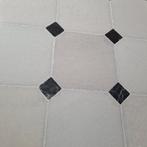 7m² wit marmer 20x20 met kleine zwarte blokjes, Doe-het-zelf en Verbouw, Tegels, Ophalen, Nieuw, 20 tot 40 cm, Minder dan 5 m²