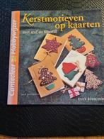 E. Bisschop - Kerstmotieven op kaarten met stof en fiberfill, Ophalen of Verzenden, Zo goed als nieuw, E. Bisschop