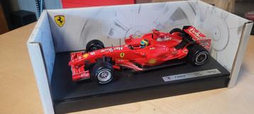 Hotwheels Ferrari F2007 met Marlboro reclame F.Massa  beschikbaar voor biedingen