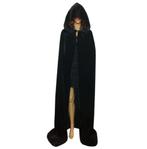 Satijnen cape (gewaad capuchon renaissance middeleeuwse), Verzenden, Nieuw, Bovenkleding