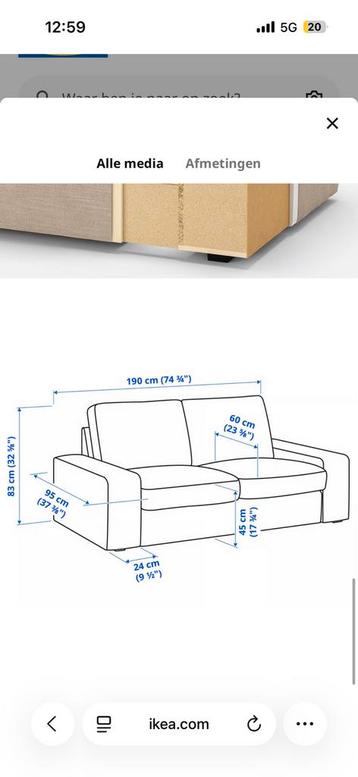 Ikea Kivik bank - afbeelding 3