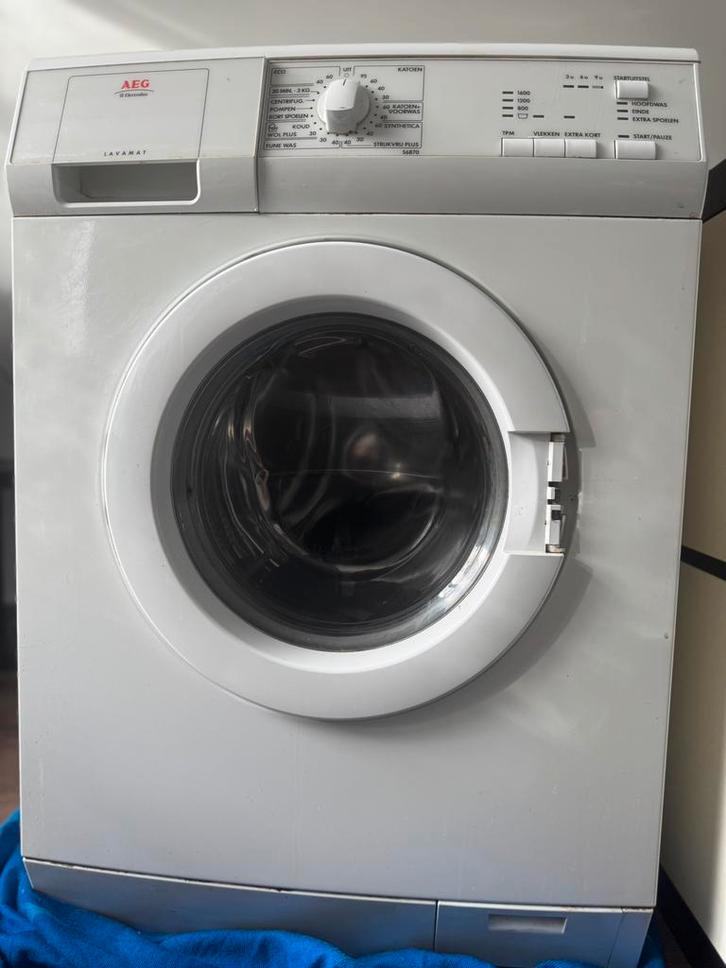 Wasmachines, Witgoed en Apparatuur, Wasmachines, Gebruikt, Voorlader, 4 tot 6 kg, 85 tot 90 cm, 1200 tot 1600 toeren, Energieklasse A of zuiniger