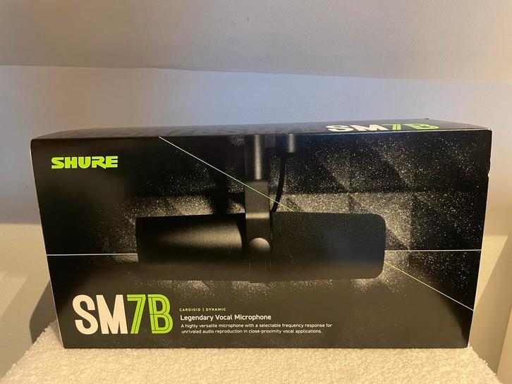 Shure SM7B Microfoon (sealed) te koop!, Muziek en Instrumenten, Microfoons, Nieuw, Studiomicrofoon, Ophalen of Verzenden
