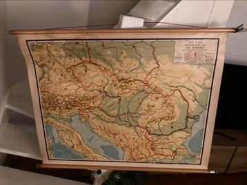 Kaart R. Bos stroomgebied Donau