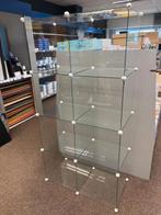 Glazen vitrine kast., Huis en Inrichting, Kasten | Vitrinekasten, Ophalen, Met plank(en), 50 tot 100 cm, 150 tot 200 cm