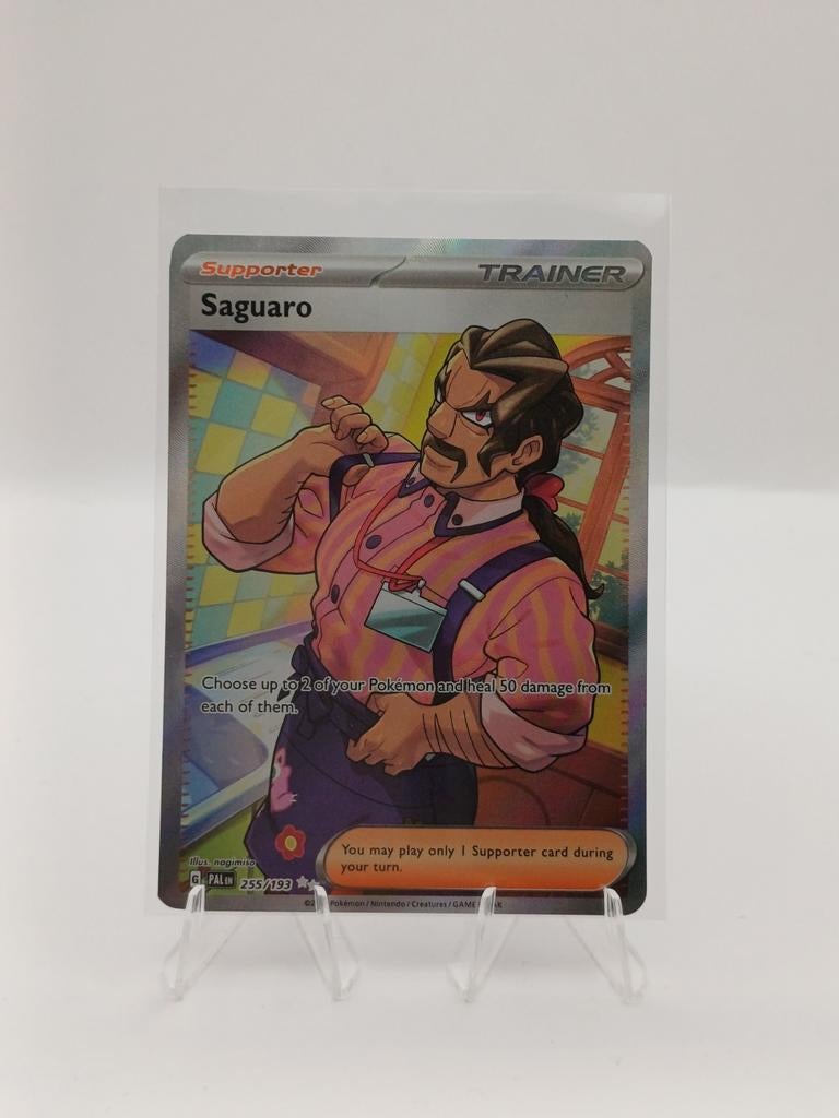 Saguaro #255 (Paldea Evolved) - Near Mint, Ophalen of Verzenden, Zo goed als nieuw, Losse kaart, Foil