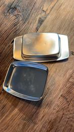 Botervloot rvs blue band, Huis en Inrichting, Keuken | Servies, Overige materialen, Overige typen, Ophalen of Verzenden, Zo goed als nieuw