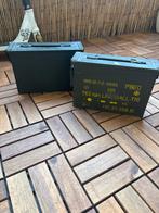 Munitiekisten - 2 stuks, Verzamelen, Militaria | Algemeen, Ophalen, Landmacht, Nederland, Kist of Geocache