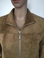 B637 jasje bruin imitatie suede-leer Maat M=38/40, Maat 38/40 (M), Bruin, Ophalen of Verzenden, Zo goed als nieuw