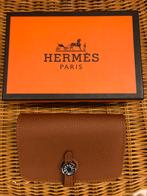 AUTHENTIEKE HERMES DOGON LEDEREN PORTEMONNAIE BROWN NIEUW, Overige merken, Bruin, Nieuw, Ophalen of Verzenden