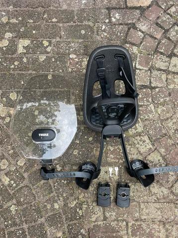 Thule Yepp Nexxt Mini fietsstoeltje, windscherm, 2 adapters 