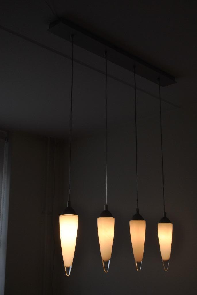 Hanglamp voor boven een eettafel, Huis en Inrichting, Lampen | Hanglampen, Gebruikt, 75 cm of meer, Ophalen of Verzenden