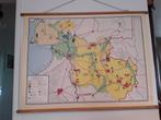 Schoolplaat Overijssel.Hengelo,Zwolle,Tubbergen,Ommen,Borne., Ophalen of Verzenden, Aardrijkskunde