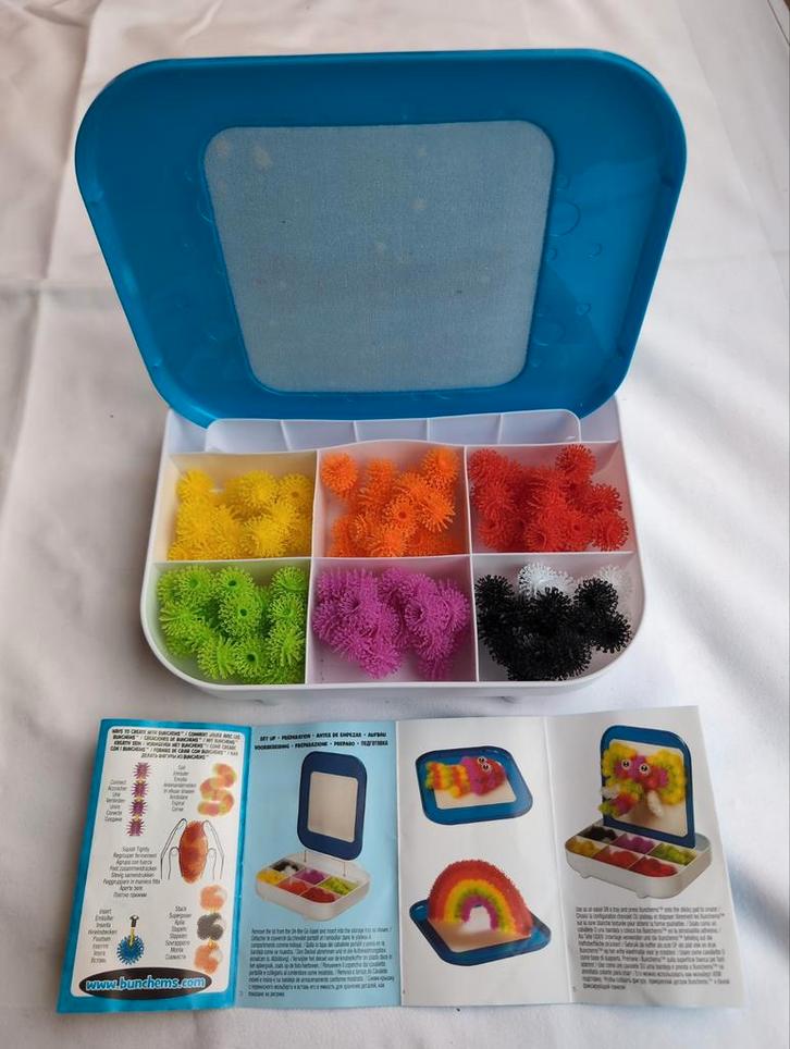 Bunchems Knutselkoffer - Creatief Speelplezier!, Kinderen en Baby's, Speelgoed | Bouwstenen, Gebruikt, Overige merken, Ophalen of Verzenden