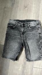 JM korte grijze jeans broek 146, Ophalen of Verzenden, Broek, Zo goed als nieuw