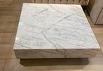 Witte marmeren salontafel - 100x100 cm, Ophalen, Overige materialen, Marmer, 50 tot 100 cm