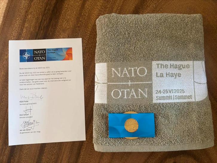 NAVO nato summit 2025 munt / coin, Postzegels en Munten, Munten | Nederland, Overige waardes, Koningin Beatrix, Verzenden