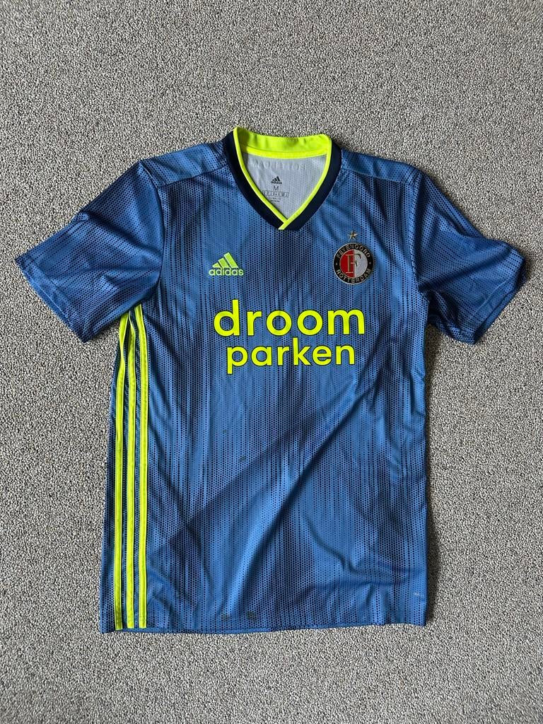 Feyenoord Shirt Blauw/Geel Maat M, Ophalen of Verzenden, Zo goed als nieuw, Maat 48/50 (M), Blauw
