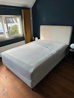 Boxspring 140x200cm Dunvik gunnared beige, Ophalen, Beige, Tweepersoons, 140 cm