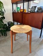 Kruk Scandinavisch Design Vintage Mid Century Teak, Ophalen of Verzenden, Zo goed als nieuw, X, Hout
