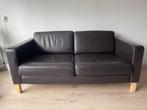 Ikea Karlstad 2-zits leren bank, Huis en Inrichting, Ophalen, Gebruikt, 150 tot 200 cm, Tweepersoons
