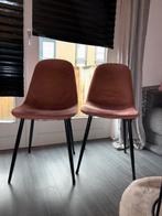 2x roze velvet stoel, Ophalen of Verzenden, Zo goed als nieuw, Overige kleuren, Twee