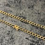 14k gouden ketting massief cuban schakel, Ophalen of Verzenden