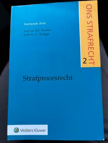 B.F. Keulen - Strafprocesrecht 14e druk beschikbaar voor biedingen