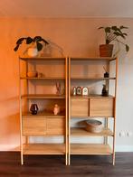LINDVED Wandrek - 6 Schappen - Naturel Eiken, Met plank(en), 100 tot 150 cm, Nieuw, Ophalen of Verzenden