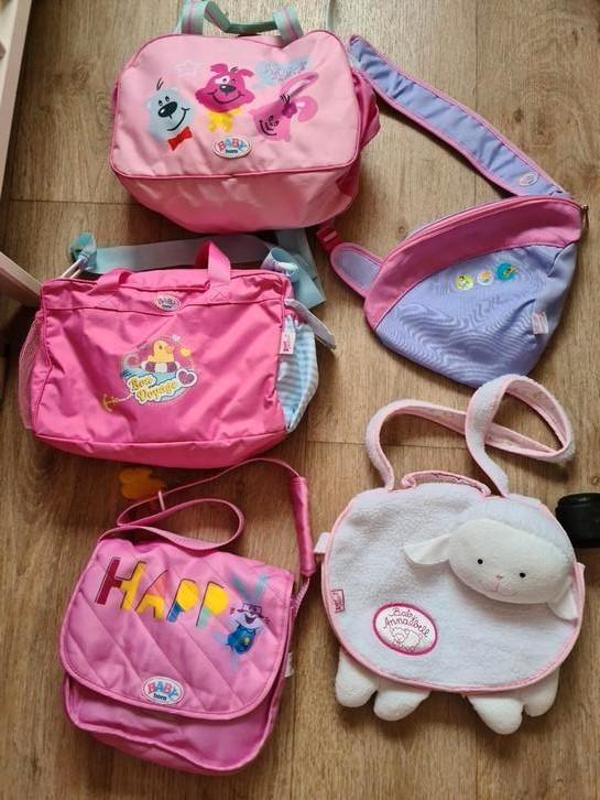Babyborn spullen  verzorgings tas,  wandelwagen  bedje, Kinderen en Baby's, Speelgoed | Poppen, Zo goed als nieuw, Babypop, Ophalen of Verzenden