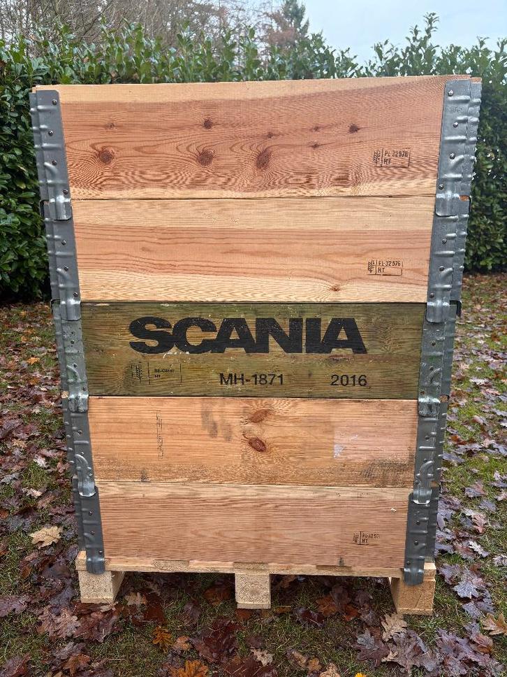 pallet opzetranden, Doe-het-zelf en Verbouw, Kratten en Dozen, Zo goed als nieuw, Bak of Kist, 75 tot 100 cm, 50 cm of meer, 60 cm of meer