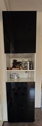 Ovenkast/keukenkast., Huis en Inrichting, 200 cm of meer, Zwart, Zo goed als nieuw, 50 tot 75 cm