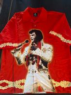 Elvis Presley overhemd - Dragonfly Clothing - Oranje, Ophalen of Verzenden, Zo goed als nieuw, Oranje, Overige halswijdtes