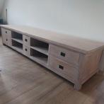 teak dressoir 230 cm, Ophalen, Gebruikt, Teakhout, 200 cm of meer