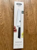 Santoku knife    18 cm  Boretti, Ophalen of Verzenden, Nieuw, Rvs of Chroom, Los bestek