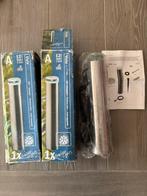 2x LED RVS Buitenlamp (zonder adapter), Tuin en Terras, Buitenverlichting, Minder dan 50 watt, Nieuw, Ophalen of Verzenden, Netvoeding