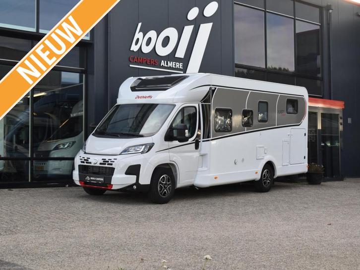 Dethleffs Just Camp T 7052 EBL - Automaat, Caravans en Kamperen, Campers, Half-integraal, Dethleffs, Fiat, Diesel, Automaat