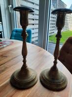 Messing kandelaars, Huis en Inrichting, Ophalen, Brons of Koper, Minder dan 25 cm