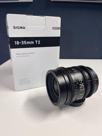 Sigma 18-35mm T2 F/CE | Cine High Speed Zoom | Canon EF beschikbaar voor biedingen