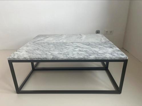 Zuiver marmeren salontafel Marble Power 2 stuks, Huis en Inrichting, Tafels | Salontafels, Gebruikt, Minder dan 50 cm, Minder dan 50 cm