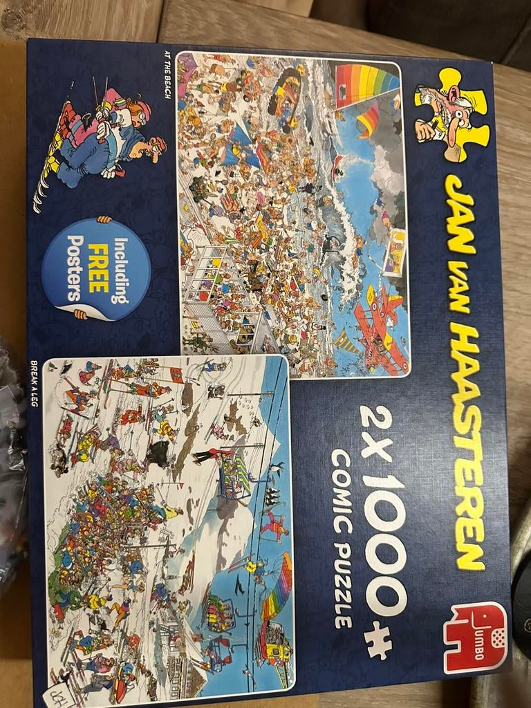 Jan v Haasteren, Hobby en Vrije tijd, Denksport en Puzzels, Ophalen, 500 t/m 1500 stukjes, Zo goed als nieuw