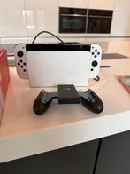 Nintendo Switch OLED Wit + Zelda Tears of the Kingdom + SD, Spelcomputers en Games, Ophalen of Verzenden, Zo goed als nieuw, Met 1 controller