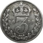 Verenigd Koninkrijk 3 pence 1896 (zilver), Ophalen of Verzenden, Overige landen, Losse munt, Zilver