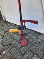 Skil boormachine met goedwerkende boorstandaard en sleuteltj, Ophalen, Boormachine